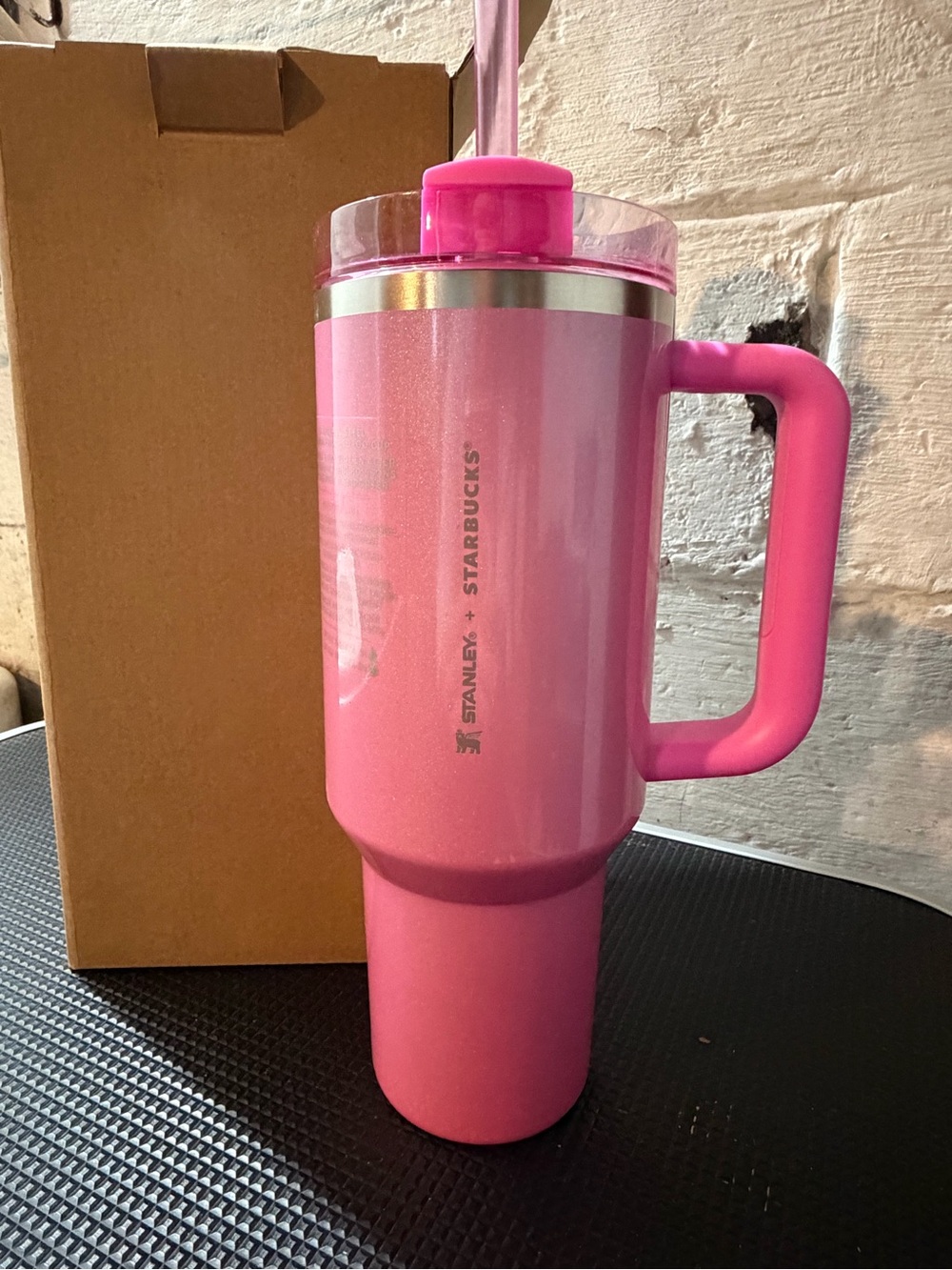 Starbucks Pink 40 oz Insulated Travel Tumbler with Handle